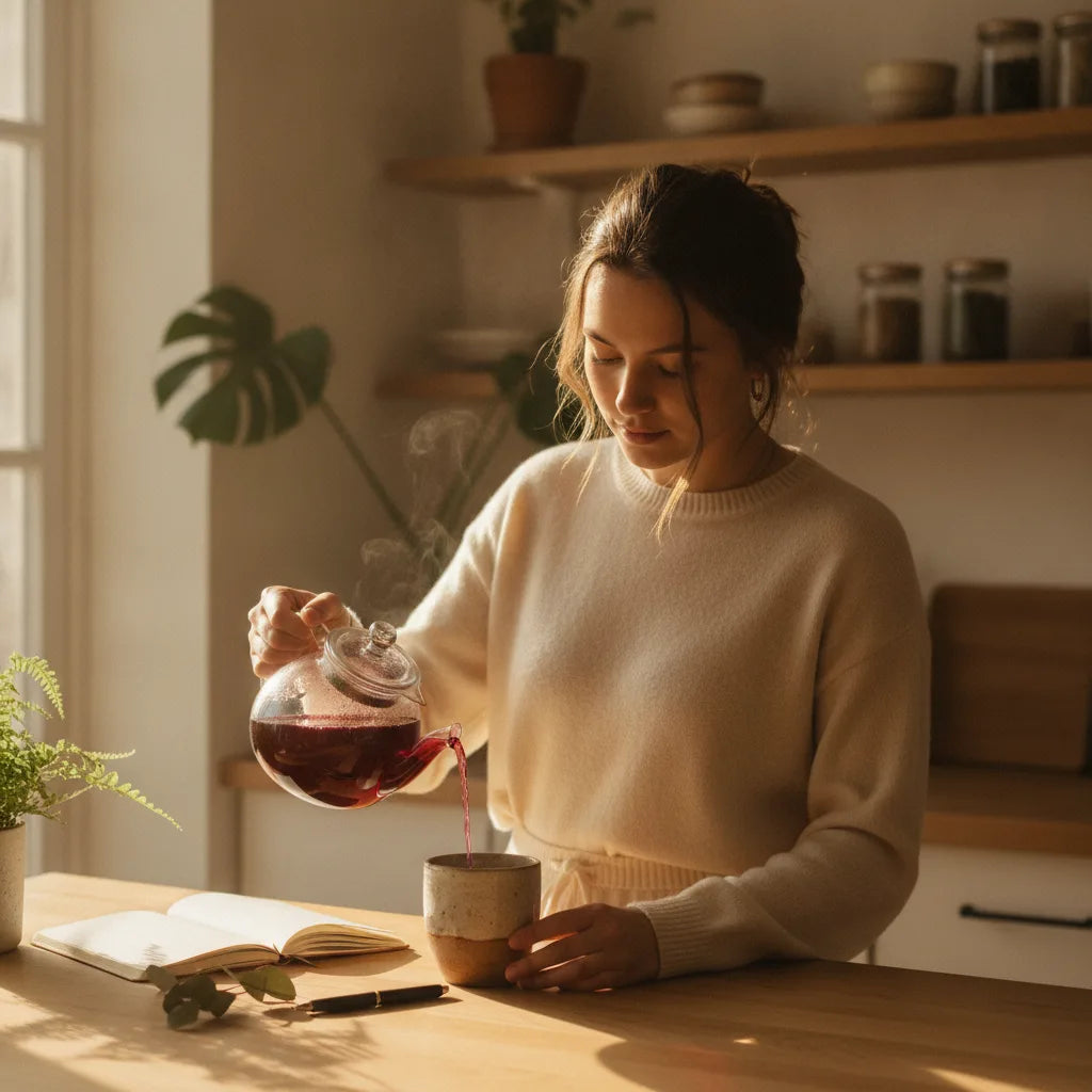 Hibiscus Tea and the Menstrual Cycle: Traditions, What Research Explores, and How to Try It Mindfully_featured_image