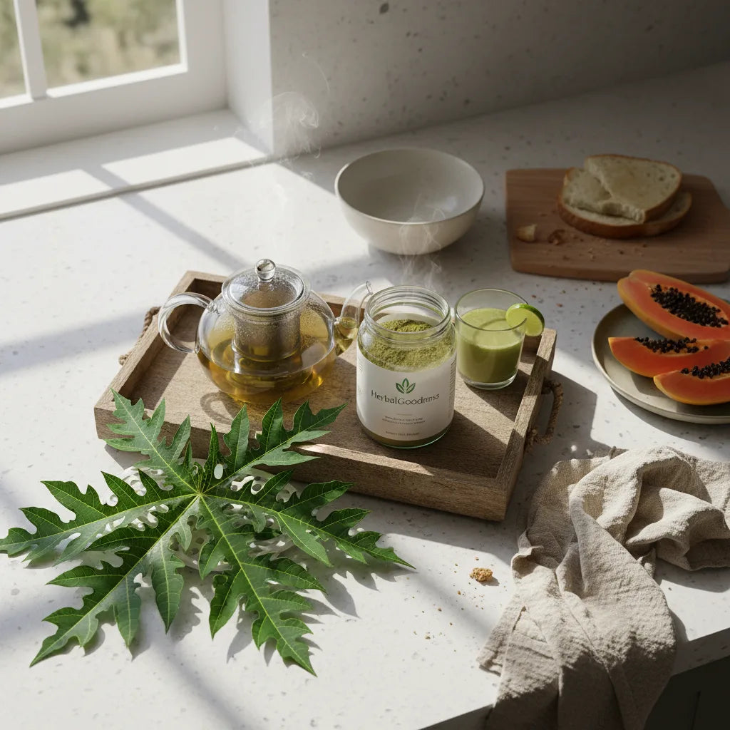 Papaya leaf benefits: a plain‑English guide to what's actually in the leaf and how common preparations compare_featured_image