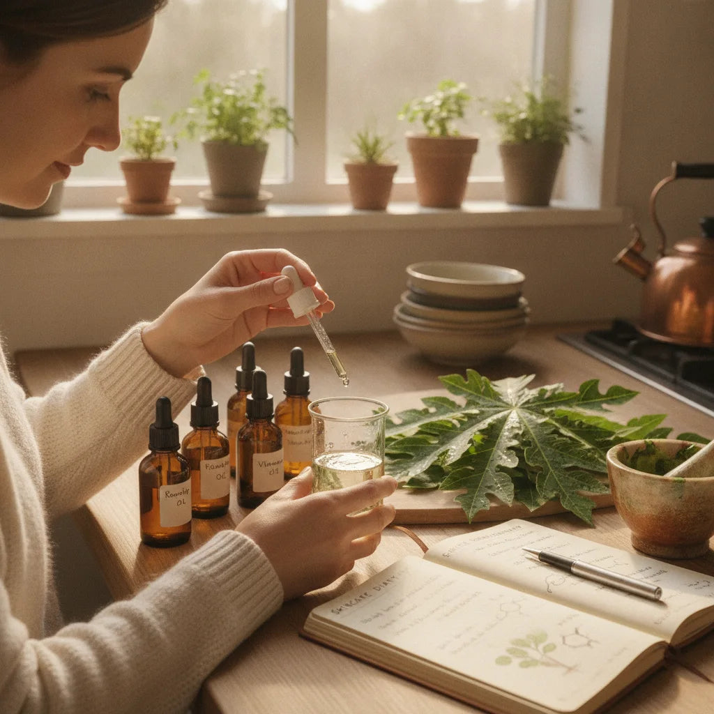 DIY skincare formulas with papaya leaf extract: a beginner’s guide to stability, pH, and patch‑testing_featured_image