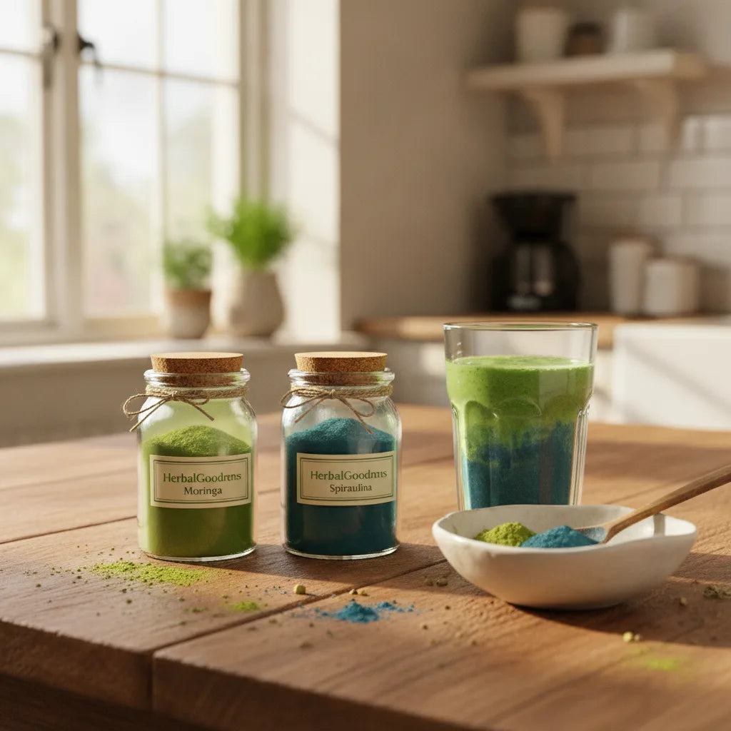 Moringa vs spirulina: a practical, flavor‑and‑sourcing comparison for the kitchen and pantry_featured_image
