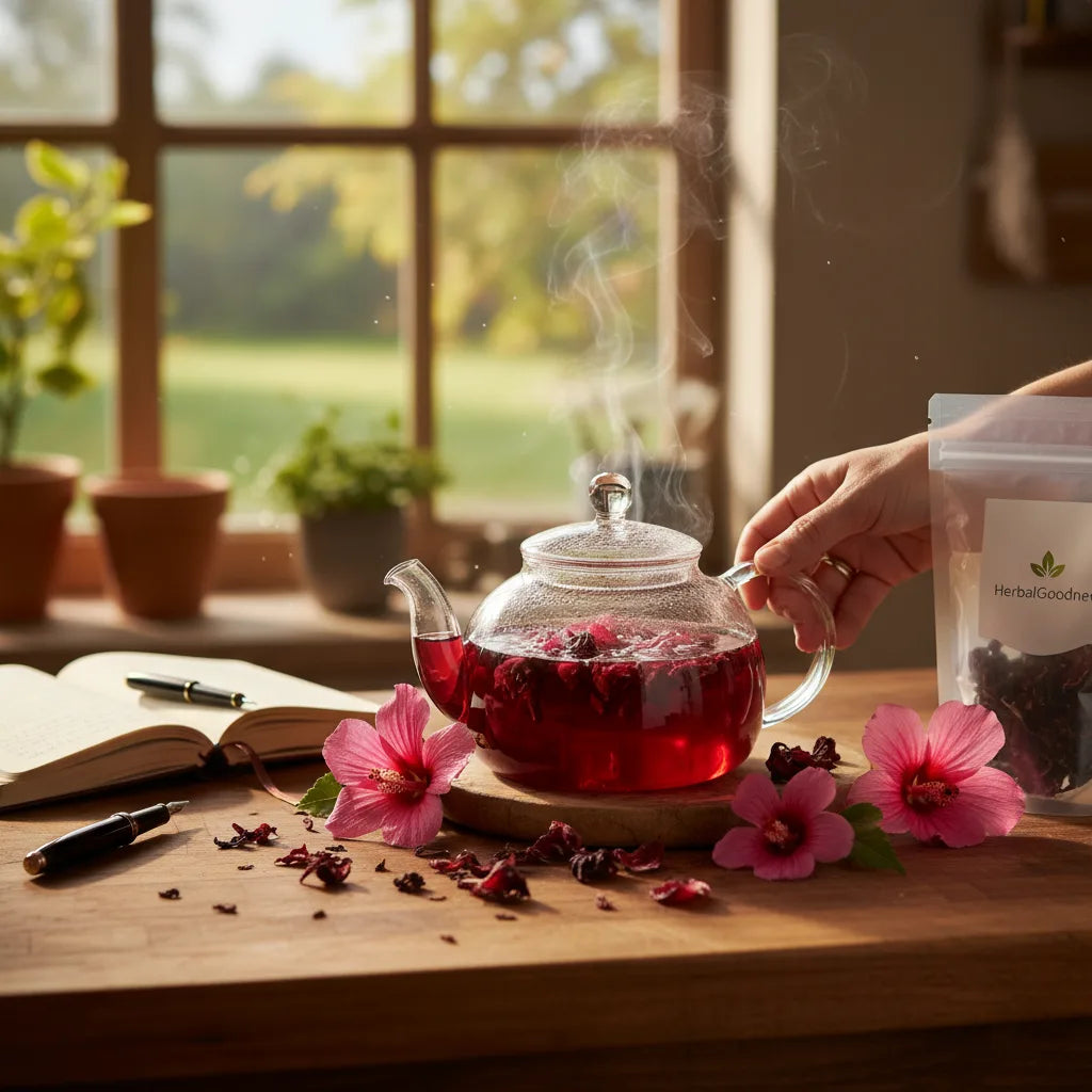 Designing a Thoughtful Daily Hibiscus Tea Ritual: Brewing, Timing, and What to Observe_featured_image