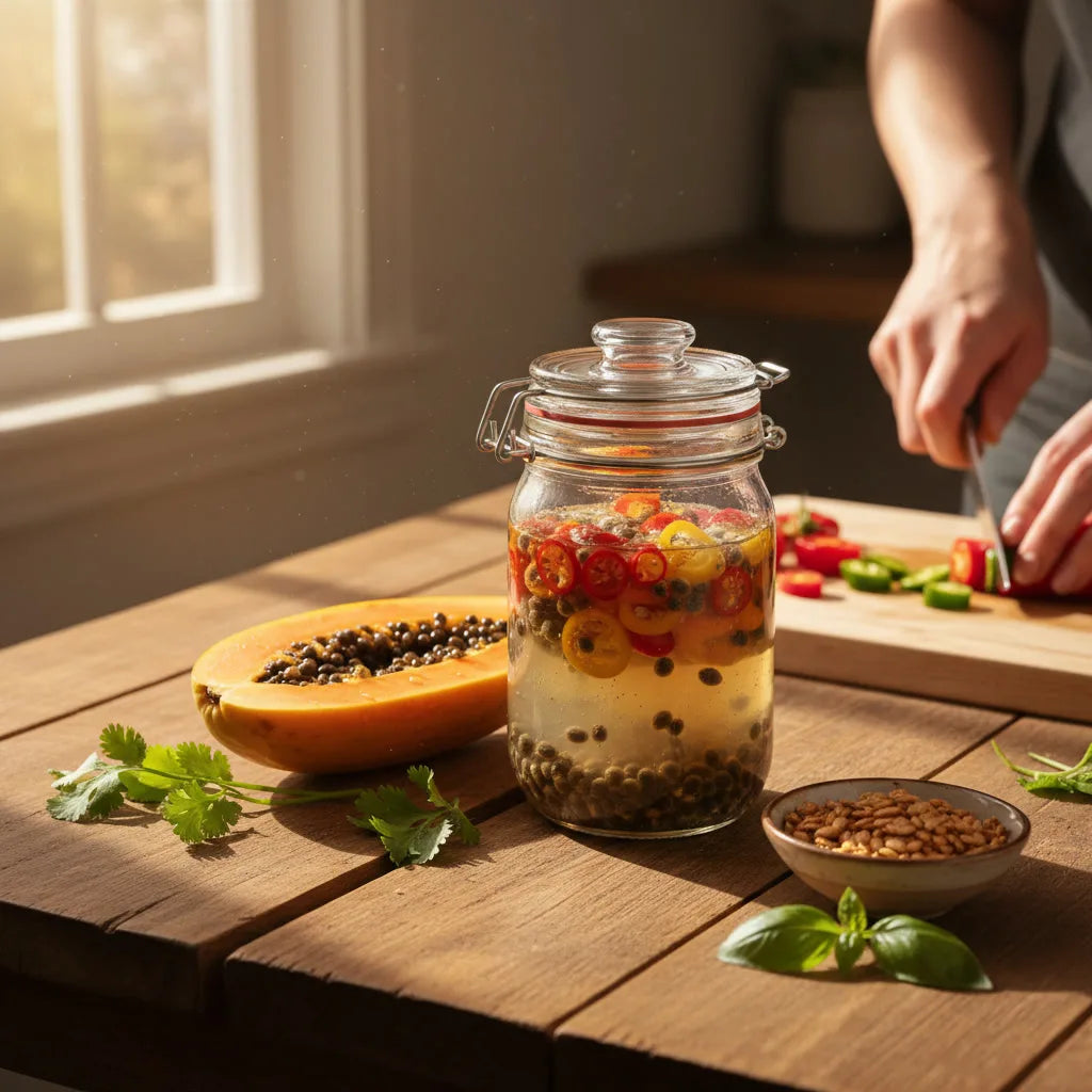 How to Make Papaya-Seed Hot Sauce: Fermentation, Roasting, and Flavor Pairings_featured_image