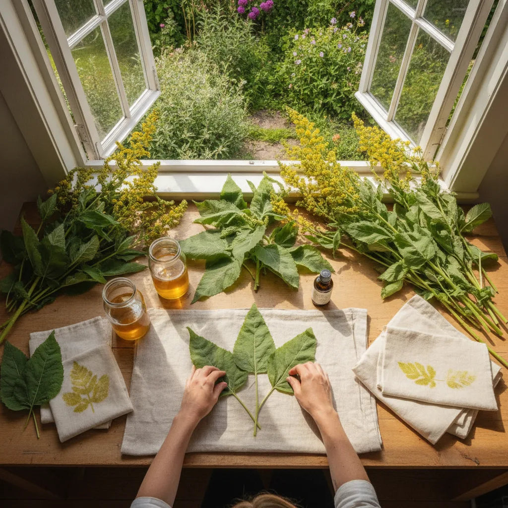 Botanical printing & natural dyeing with mullein extract: a creative beginner’s guide_featured_image