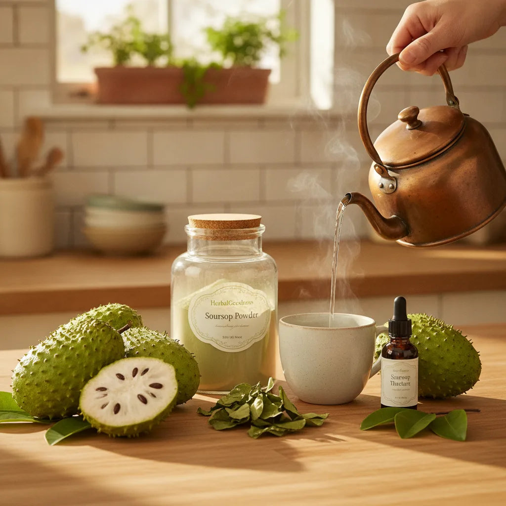 What Is the Most Effective Form of Soursop? A Practical Guide to Choosing Fresh Fruit, Dried Leaf Tea, Powders, Tinctures, and Bitters_featured_image