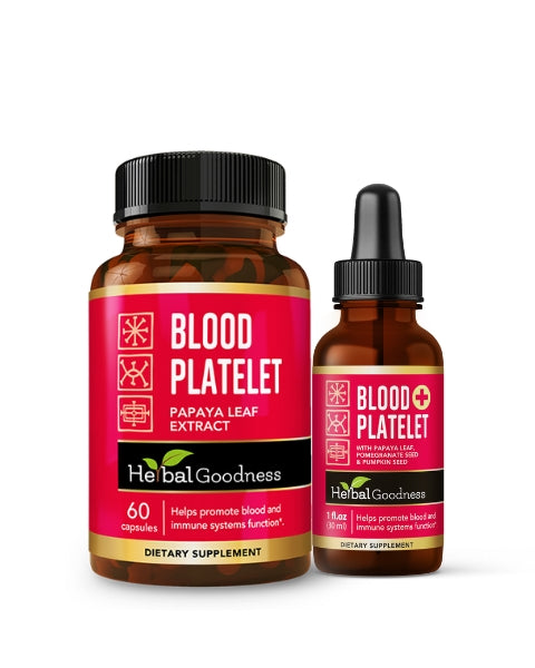 Blood Wellness Bundle – Natural Platelet & Vitality Support | Buy Online - Herbal Goodness