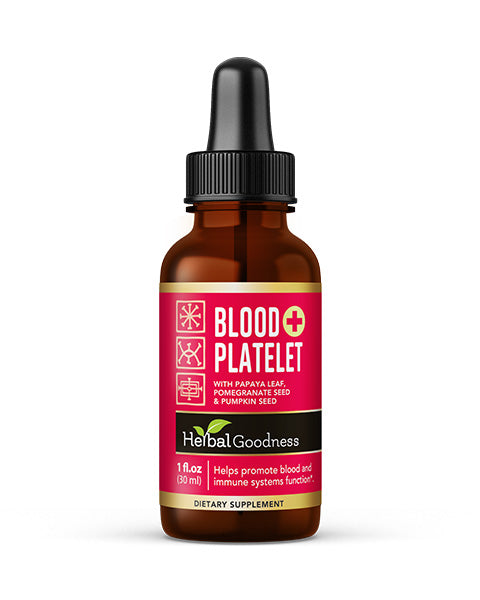 Blood Platelet Plus – Liquid Herbal Extract | 15X Strength Papaya Leaf