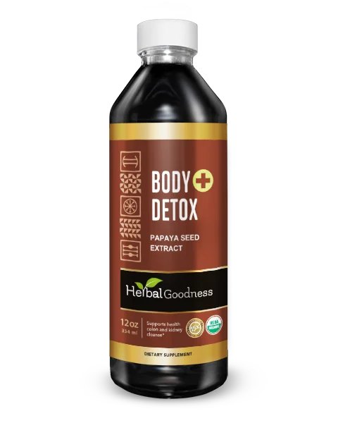 Body Detox Liquid Extract (Papaya Seed) · 12 oz
