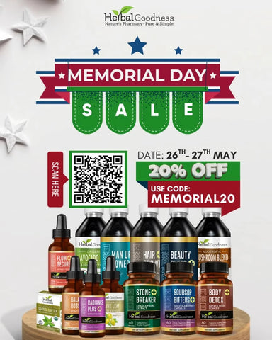 Memorial Day 2025: Celebrate with Herbal Goodness; Exclusive Memorial Day Sales