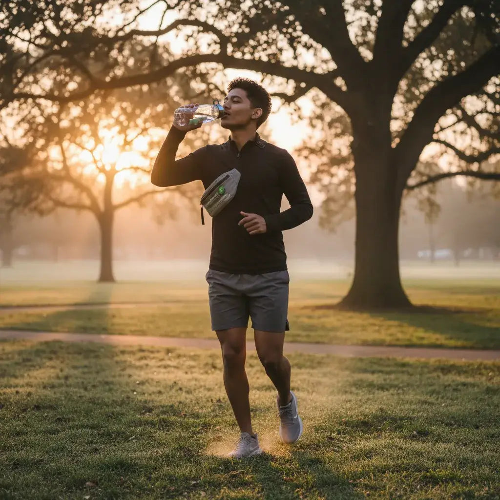 microscope and blood test