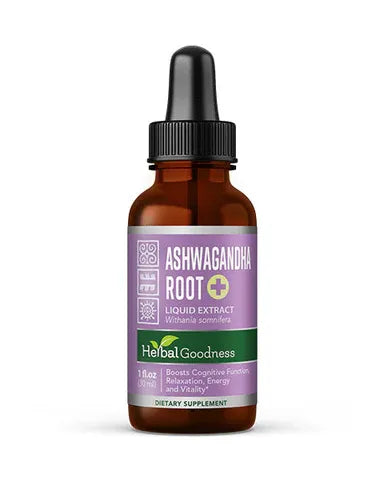 Ashwagandha Root Liquid Extract - Herbal Goodness