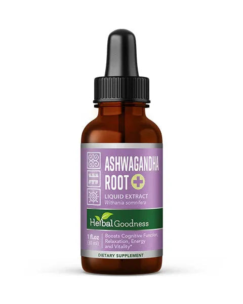 Ashwagandha Root Liquid Extract - Herbal Goodness