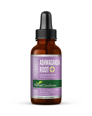 Ashwagandha Root Liquid Extract - Herbal Goodness