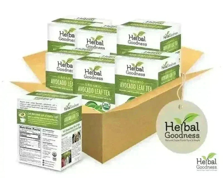 Avocado Leaf Tea - Organic 24/2g Tea bags - Immunity & Heart Health Tea & Infusions Herbal Goodness Case (6) 