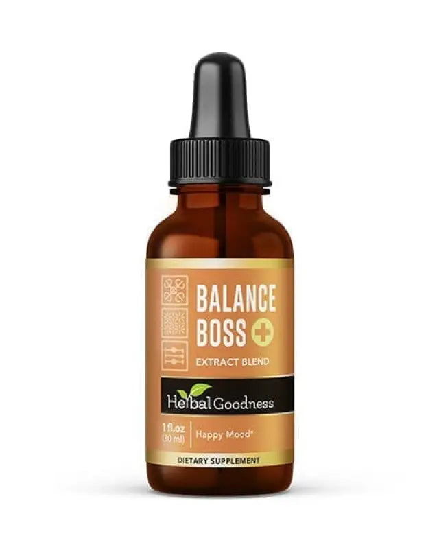 Balance Boss - 1oz 15X Liquid Extract - Mood &amp; Relaxation Liquid Extract Herbal Goodness 1 oz 