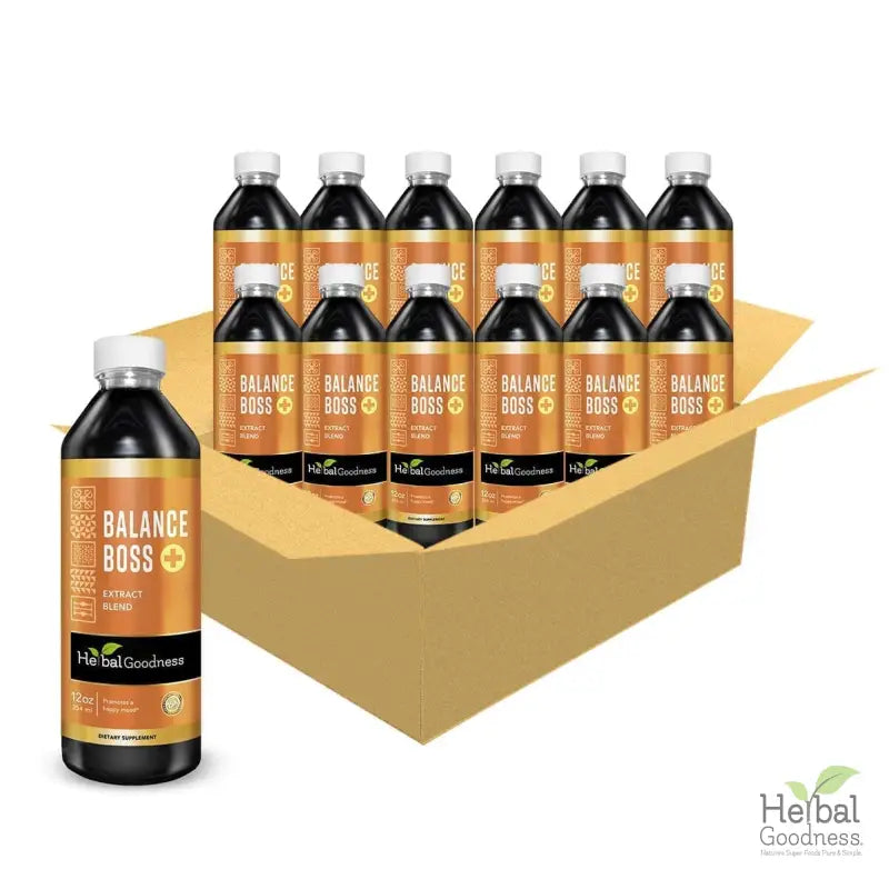 Balance Boss - 1oz 15X Liquid Extract - Mood &amp; Relaxation Liquid Extract Herbal Goodness 