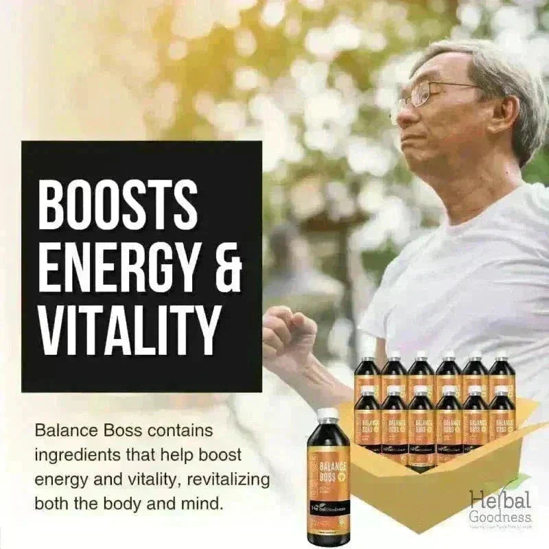 Balance Boss - 1oz 15X Liquid Extract - Mood & Relaxation Liquid Extract Herbal Goodness 
