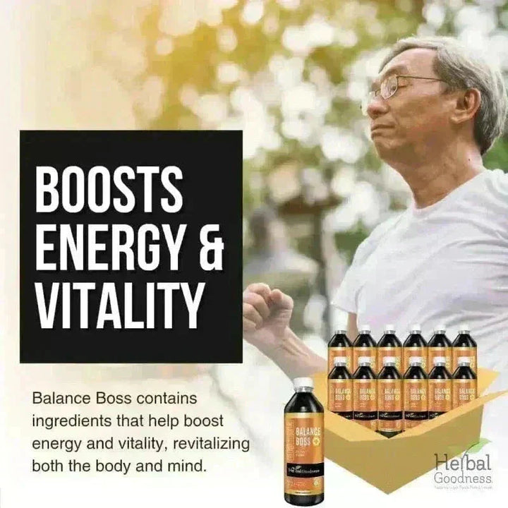 Balance Boss - 1oz 15X Liquid Extract - Mood & Relaxation Liquid Extract Herbal Goodness 