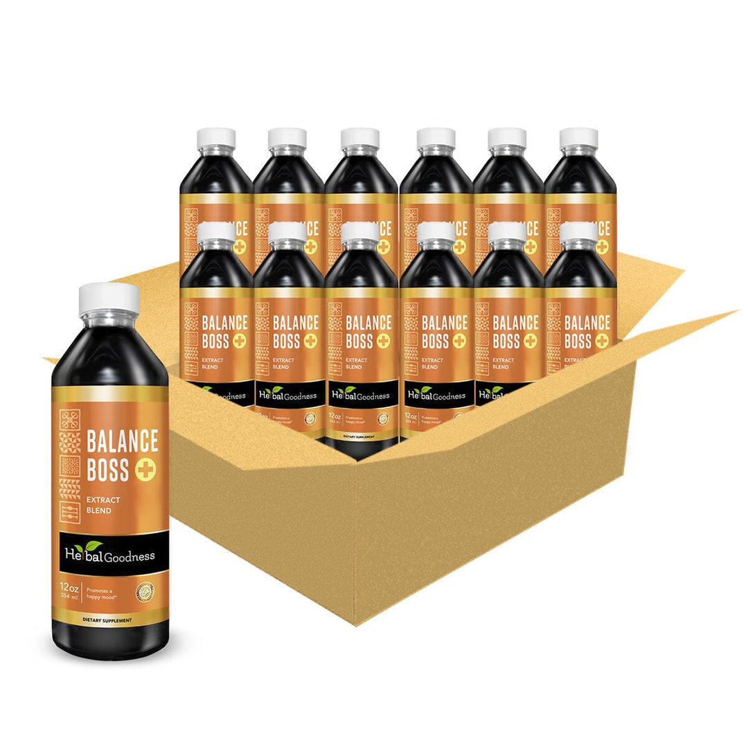 Balance Boss Liquid Extract Liquid Extract Herbal Goodness 12 oz - Case (12) 