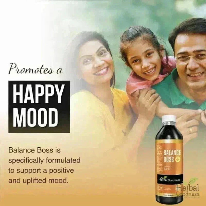 Balance Boss - 1oz 15X Liquid Extract - Mood & Relaxation Liquid Extract Herbal Goodness 