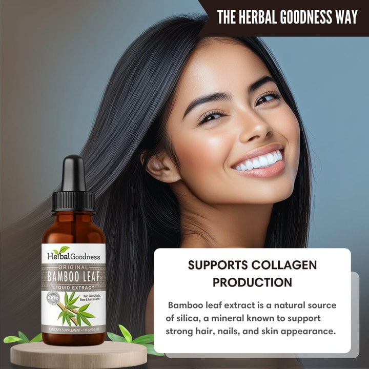 Bamboo Leaf Extract- Liquid Extract Liquid Extract Herbal Goodness 