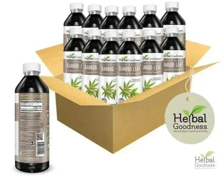 Bamboo Leaf Extract- Liquid Extract - Herbal Goodness Liquid Extract Herbal Goodness 12 oz Case(12) 