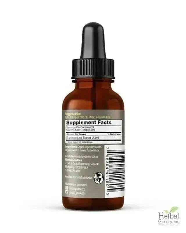 Bamboo Leaf Extract- Liquid Extract - Herbal Goodness Liquid Extract Herbal Goodness 