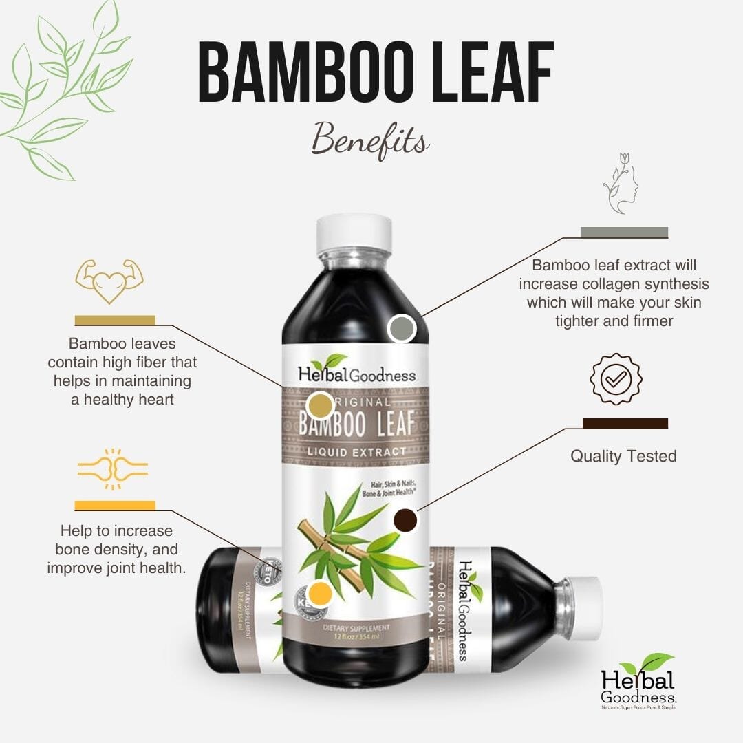 Bamboo Leaf Extract- Liquid Extract - Herbal Goodness Liquid Extract Herbal Goodness 