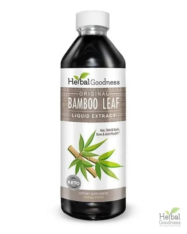 Bamboo Leaf - Organic 15X Liquid Extract - Nature's Collagen & Biotin Liquid Extract Herbal Goodness 12oz 