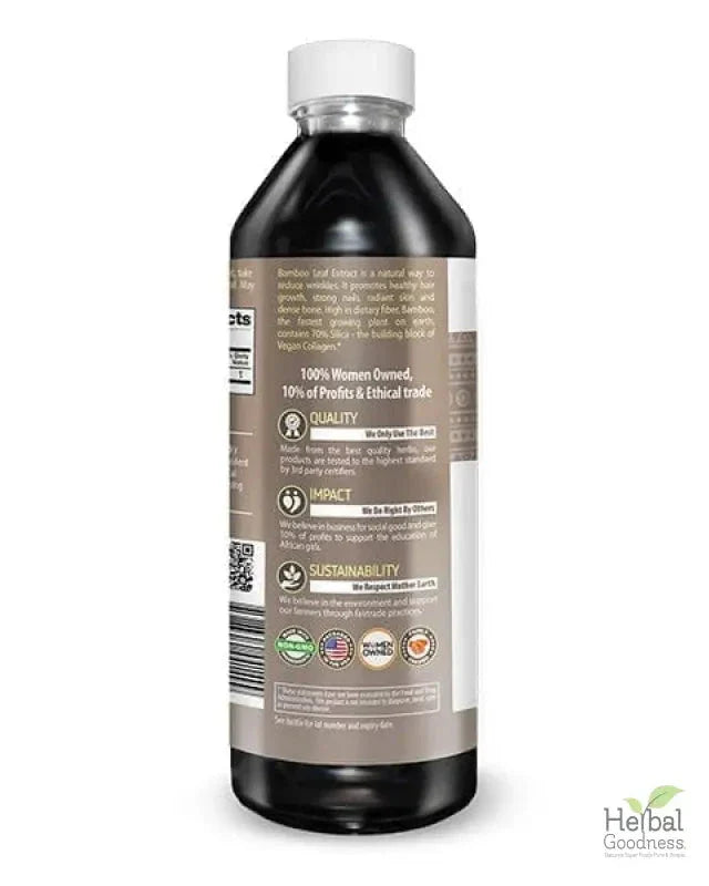 Bamboo Leaf - Organic 15X Liquid Extract - Nature's Collagen & Biotin Liquid Extract Herbal Goodness 