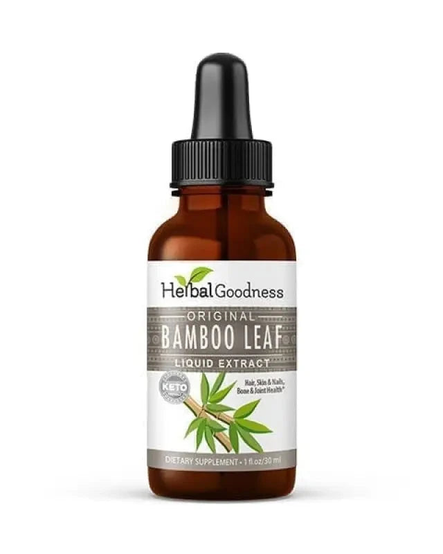 Bamboo Leaf - Organic 15X Liquid Extract - Nature's Collagen & Biotin Liquid Extract Herbal Goodness 1oz 