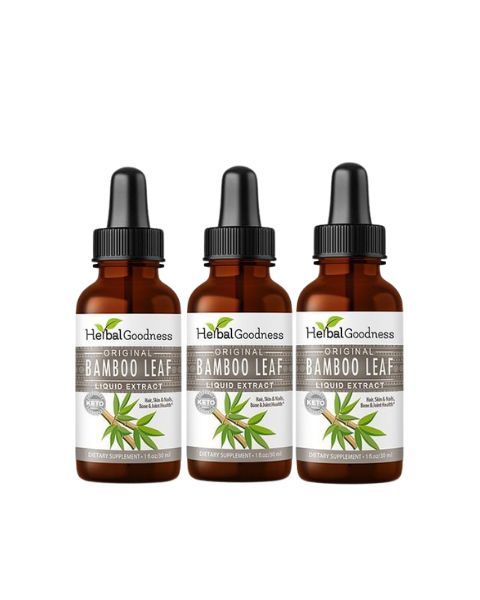Bamboo Leaf 15X Organic Liquid Extract | Collagen & Biotin | HG