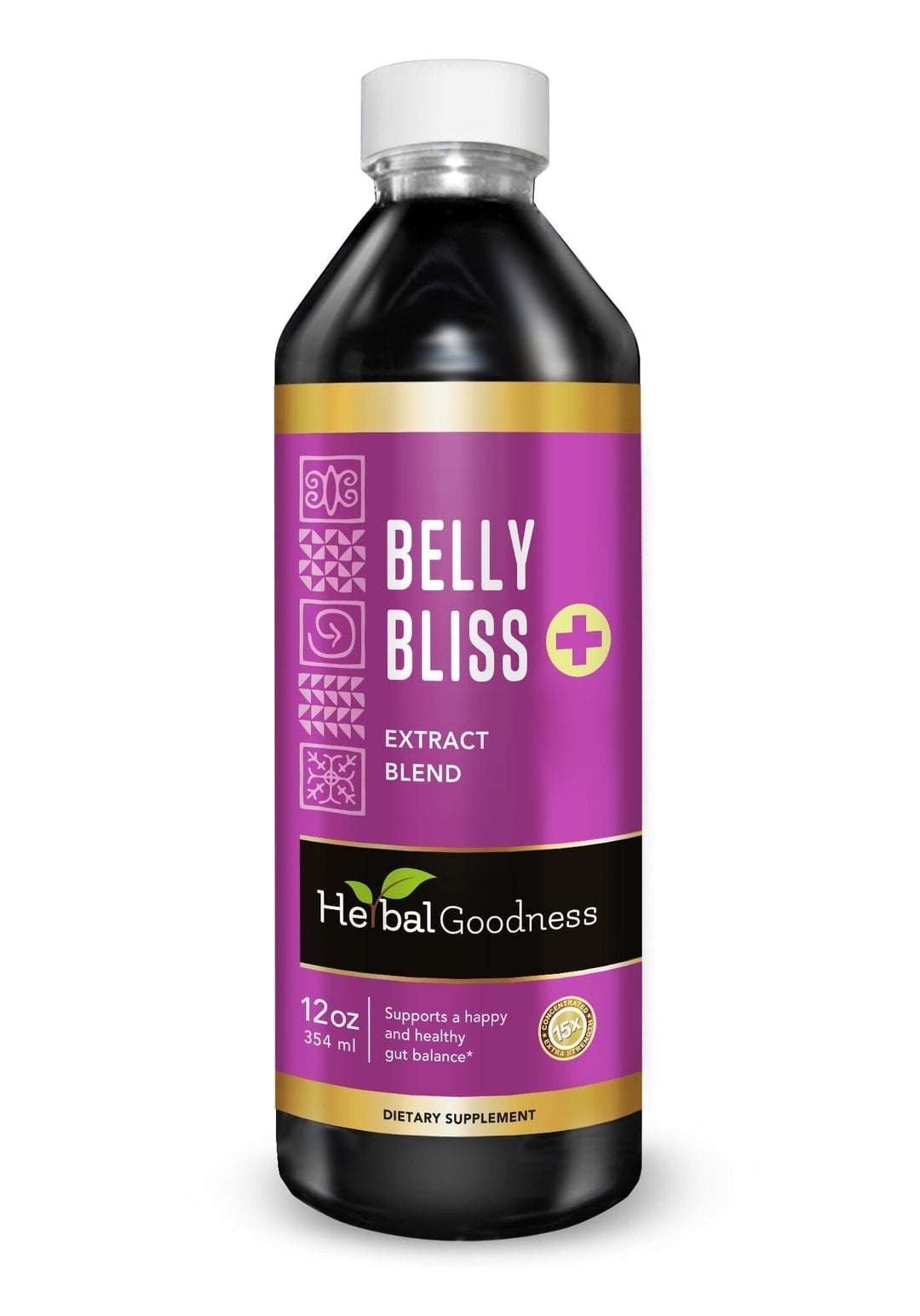Belly Bliss Liquid Extract - Digestive Support - Herbal Goodness Liquid Extract Herbal Goodness 12oz 