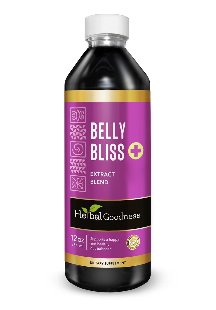 Belly Bliss Liquid Extract - Digestive Support - Herbal Goodness Liquid Extract Herbal Goodness 12oz 