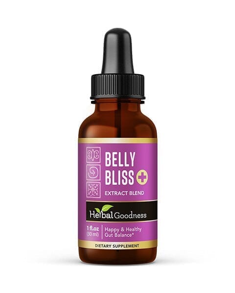 Belly Bliss Liquid Extract - Digestive Support - Herbal Goodness Liquid Extract Herbal Goodness 1oz 
