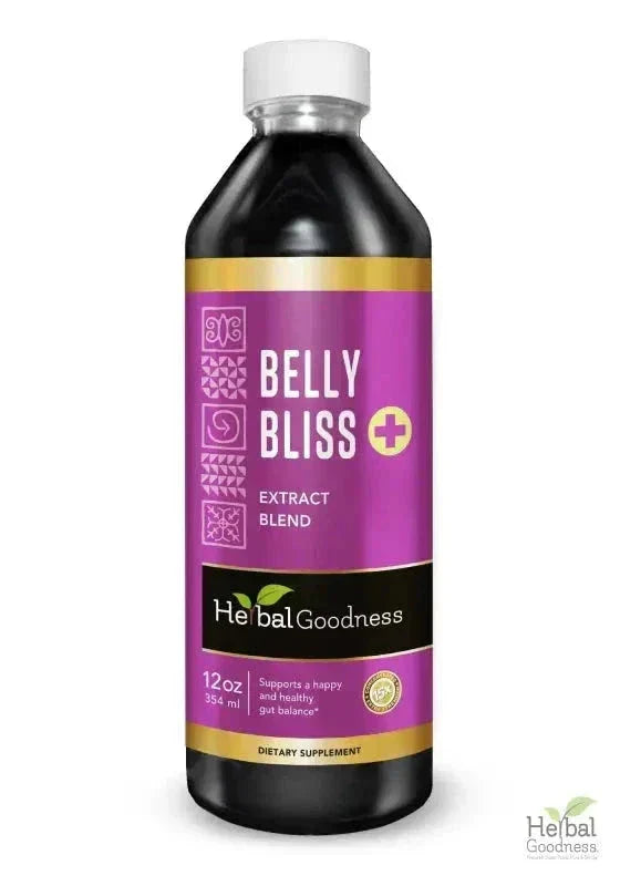 Belly Bliss Liquid Extract - Digestive Support Liquid Extract Herbal Goodness 12oz 