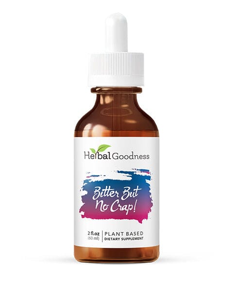 Bitter But No Crap 2fl.oz - Plant Based - Dietary Supplement Liquid Extract Herbal Goodness 