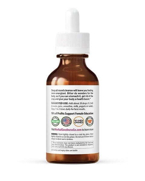 Bitter But No Crap - 2fl.oz - Detox & Cleanse Liquid Extract Herbal Goodness 