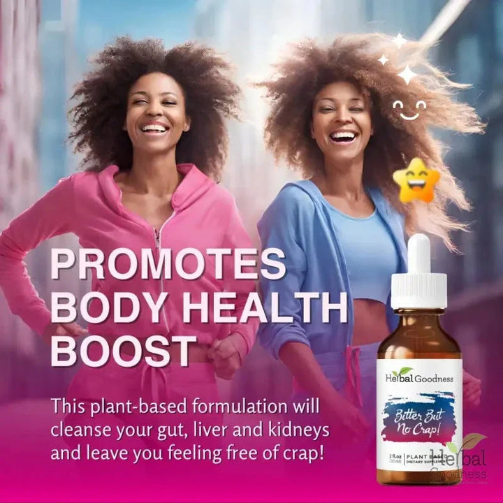 Bitter But No Crap 2fl.oz - Plant Based - Dietary Supplement - Herbal Goodness Liquid Extract Herbal Goodness 