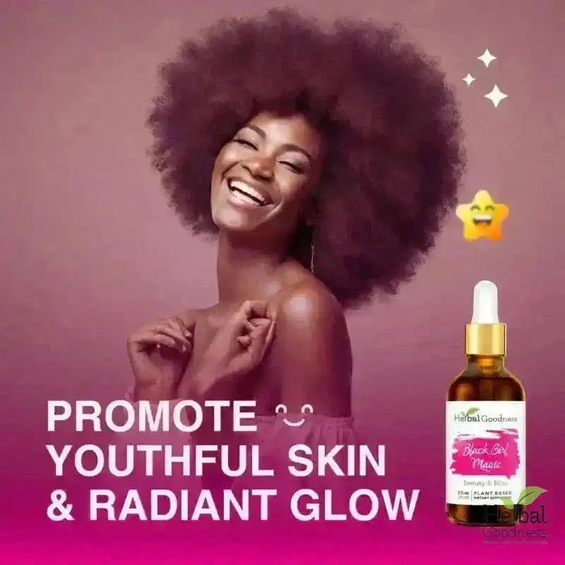 Black Girl Magic - 2fl.oz - Beauty &amp; Anti-Aging Liquid Extract Herbal Goodness 