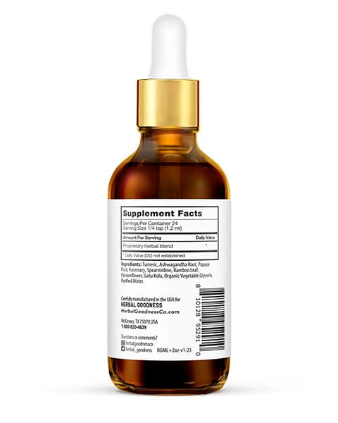 Black Girl Magic 2fl.oz - Plant Based - Dietary Supplement, Youth and Energy. - Herbal Goodness Liquid Extract Herbal Goodness 