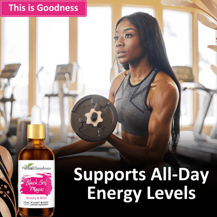 Black Girl Magic 2fl.oz - Plant Based - Dietary Supplement, Youth and Energy. - Herbal Goodness Liquid Extract Herbal Goodness 