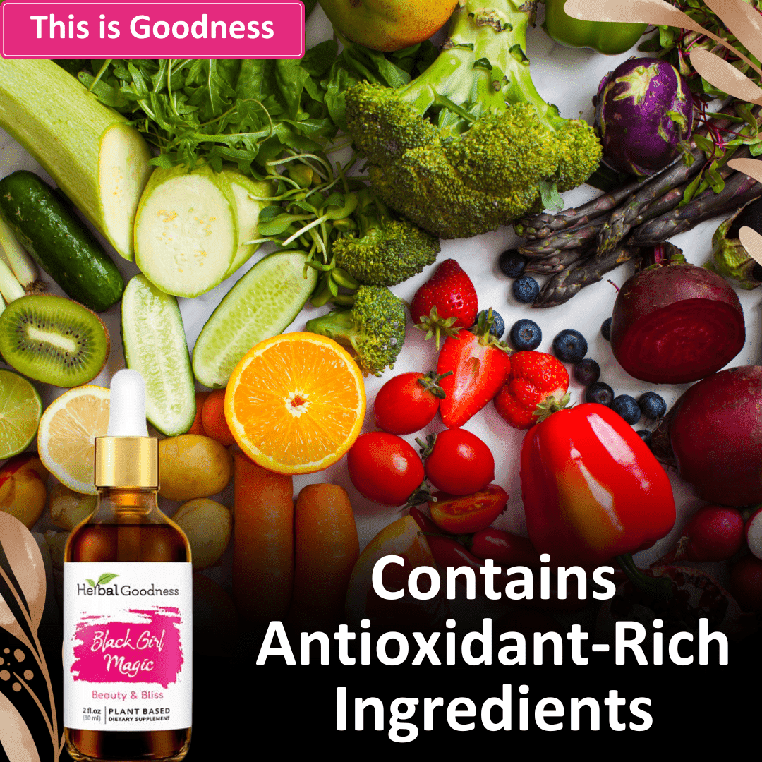 Black Girl Magic 2fl.oz - Plant Based - Dietary Supplement - Herbal Goodness Liquid Extract Herbal Goodness 