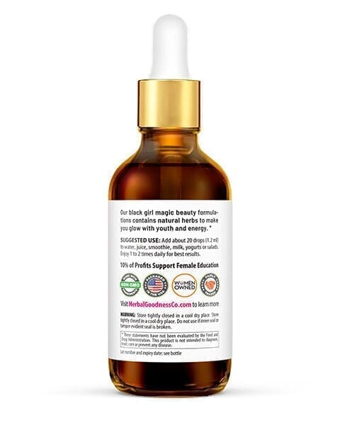 Black Girl Magic 2fl.oz - Plant Based - Dietary Supplement - Herbal Goodness Liquid Extract Herbal Goodness 