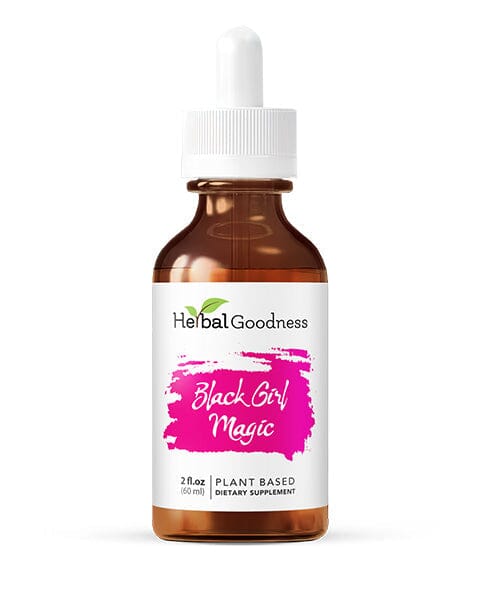 Black Girl Magic 2fl.oz - Plant Based - Dietary Supplement, Youth and Energy. - Herbal Goodness Liquid Extract Herbal Goodness 