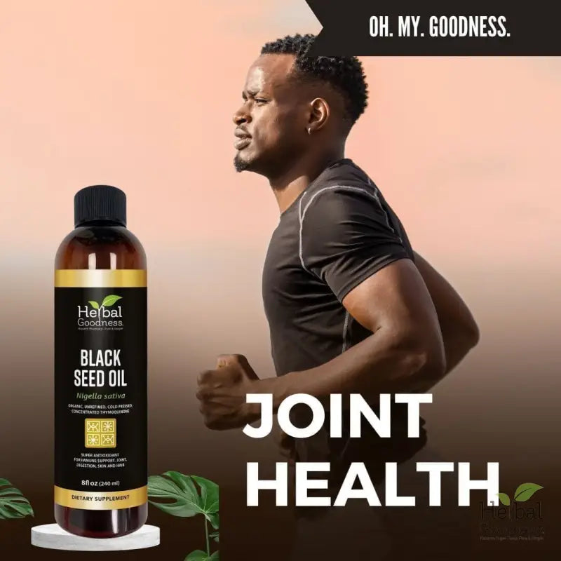 Black Seed Oil 8oz - Cold-Pressed Liquid - Immunity &amp; Wellness Liquid Extract Herbal Goodness 