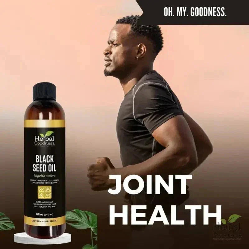 Black Seed Oil 8oz – Cold-Pressed Nigella Sativa Oil for Immune Support & Daily Wellness Liquid Extract Herbal Goodness 