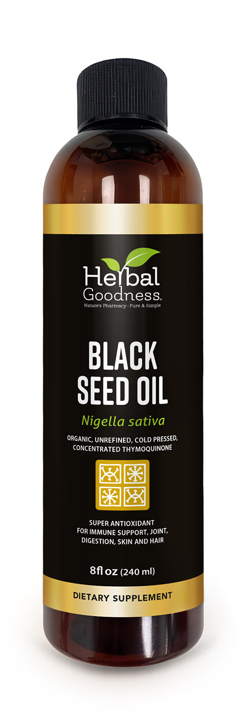 Black Seed Oil 12oz - Support Immune the System - Herbal Goodness Buy Liquid Extract