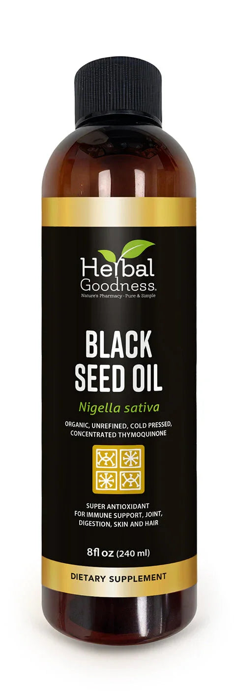 Black Seed Oil 8oz - Cold-Pressed Oil - Liquid