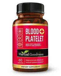 Blood Platelet Plus - 60/600mg 20X Strength Capsule - Platelet Boost
