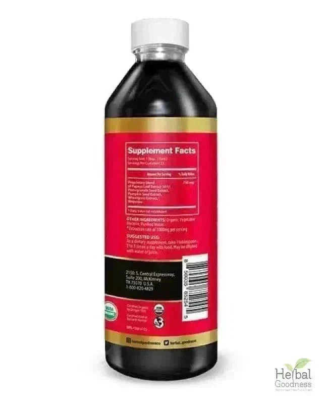 Blood Platelet Plus – Liquid Herbal Extract | 15X Strength Papaya Leaf - Herbal Goodness Liquid Extract Herbal Goodness 